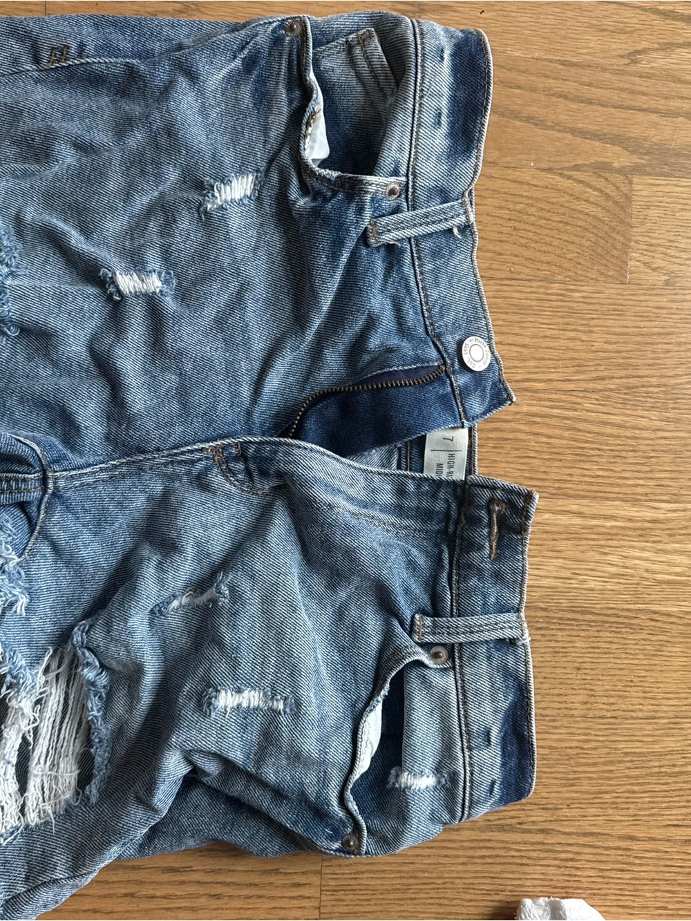 Mudd Light Blue Denim Shorts